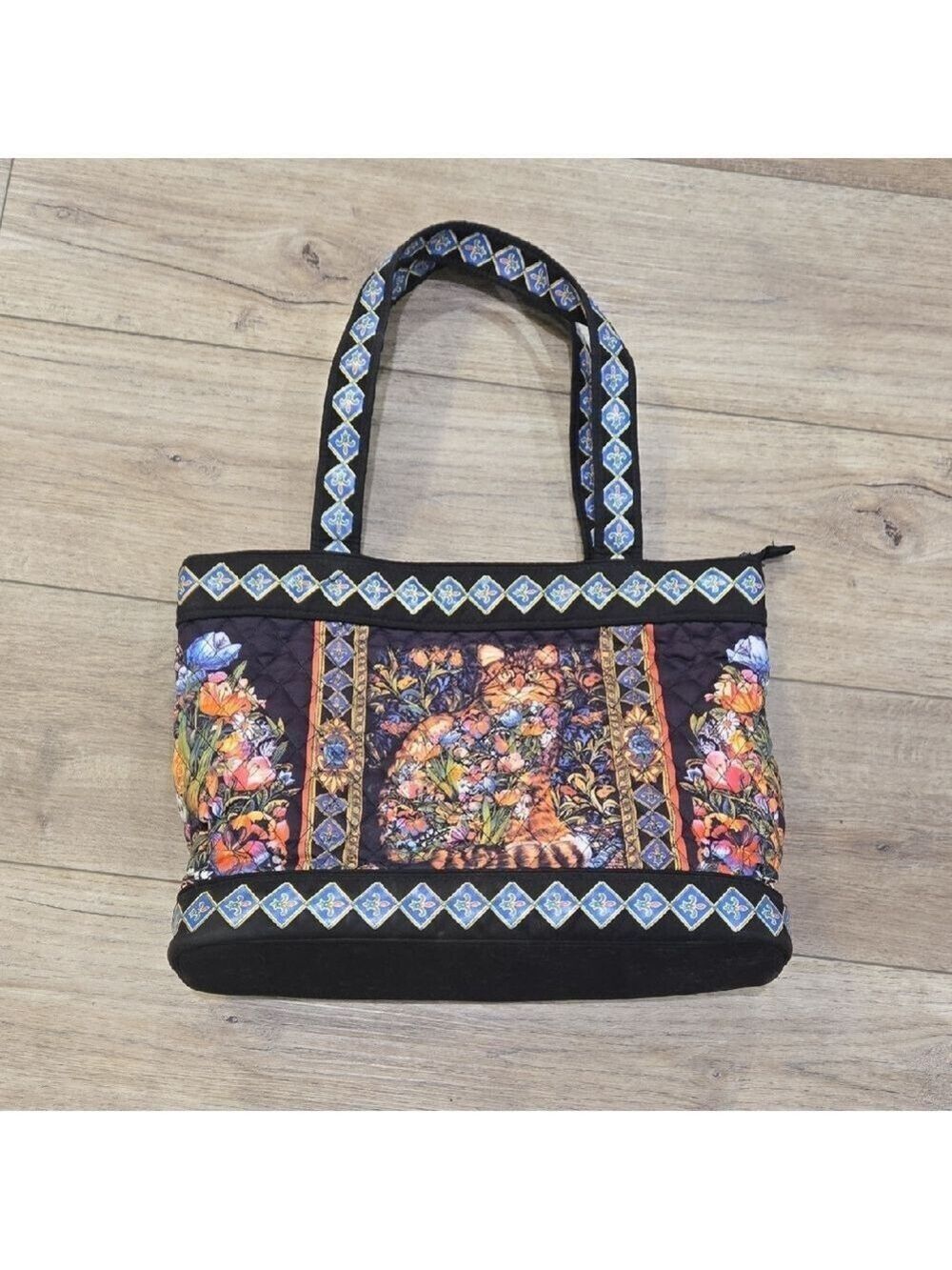Bradford Exchange Quilted Cat Tote Bag